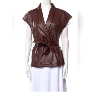 Jason Wu Faux Leather Vest NWT
